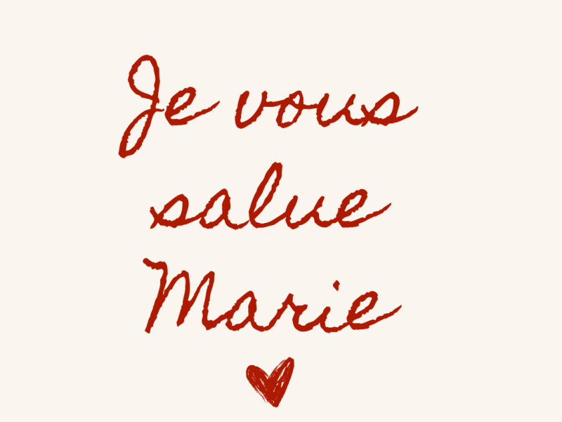 Le &laquo;&nbsp;je vous salue Marie&nbsp;&raquo; expliqué